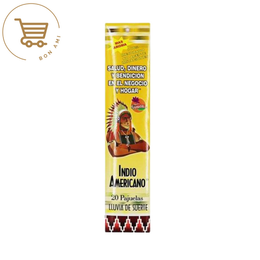Incienso Indio Americano Lluvia de Suerte